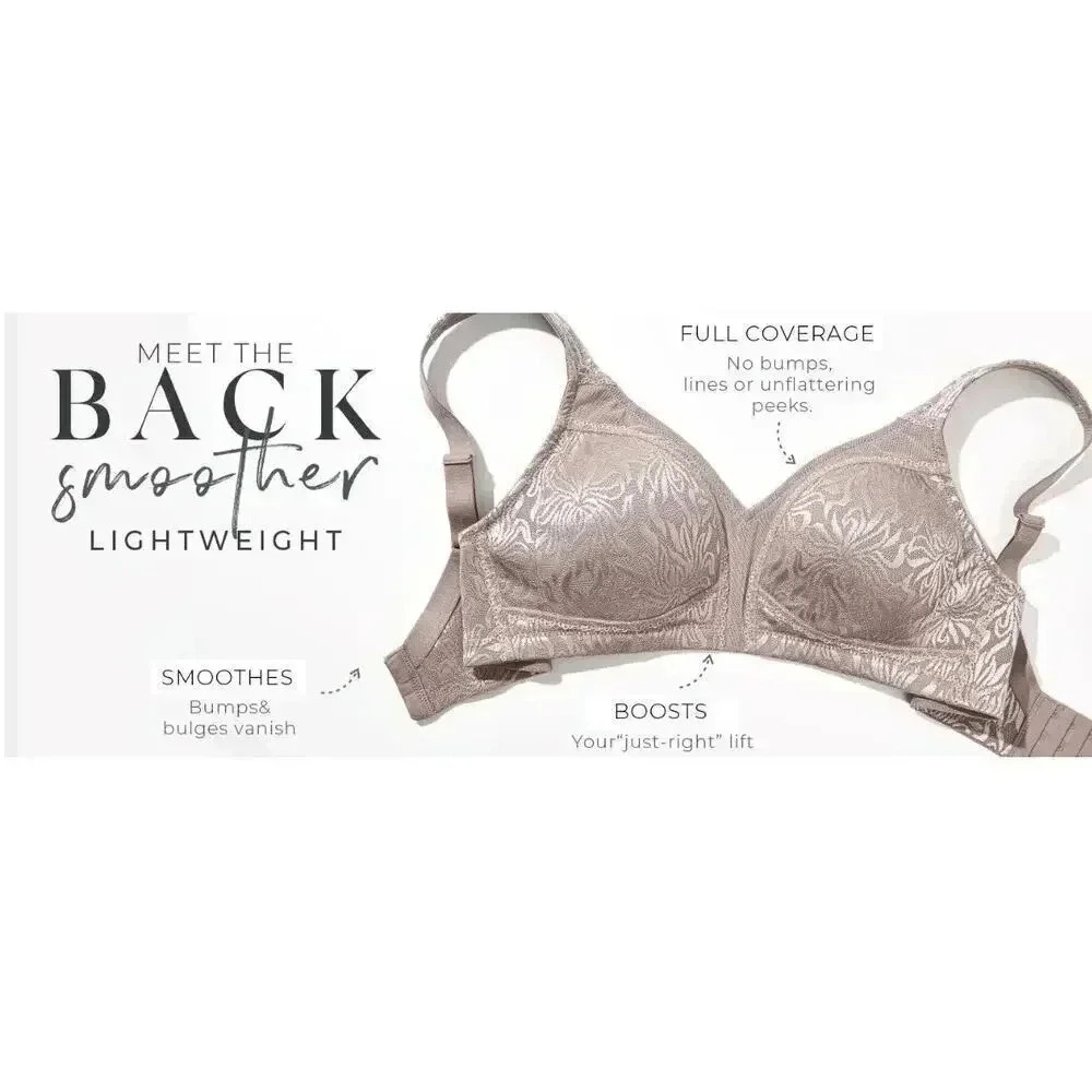 NWT Minimizer Full Coverage Bra Non Padded Wire-free Milk Coffee - 36DDD - Picture 2 of 4